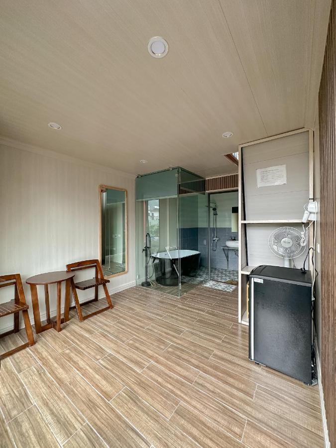 Bach Xanh House. Triangle Bungalow Tam Ðảo Buitenkant foto