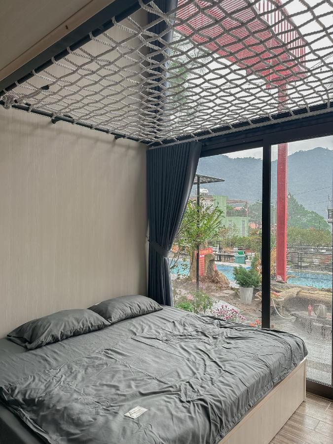 Bach Xanh House. Triangle Bungalow Tam Ðảo Buitenkant foto