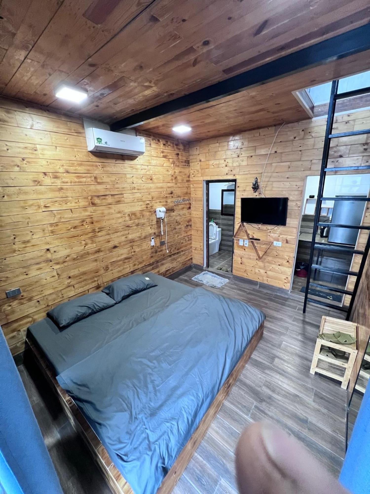 Bach Xanh House. Triangle Bungalow Tam Ðảo Buitenkant foto