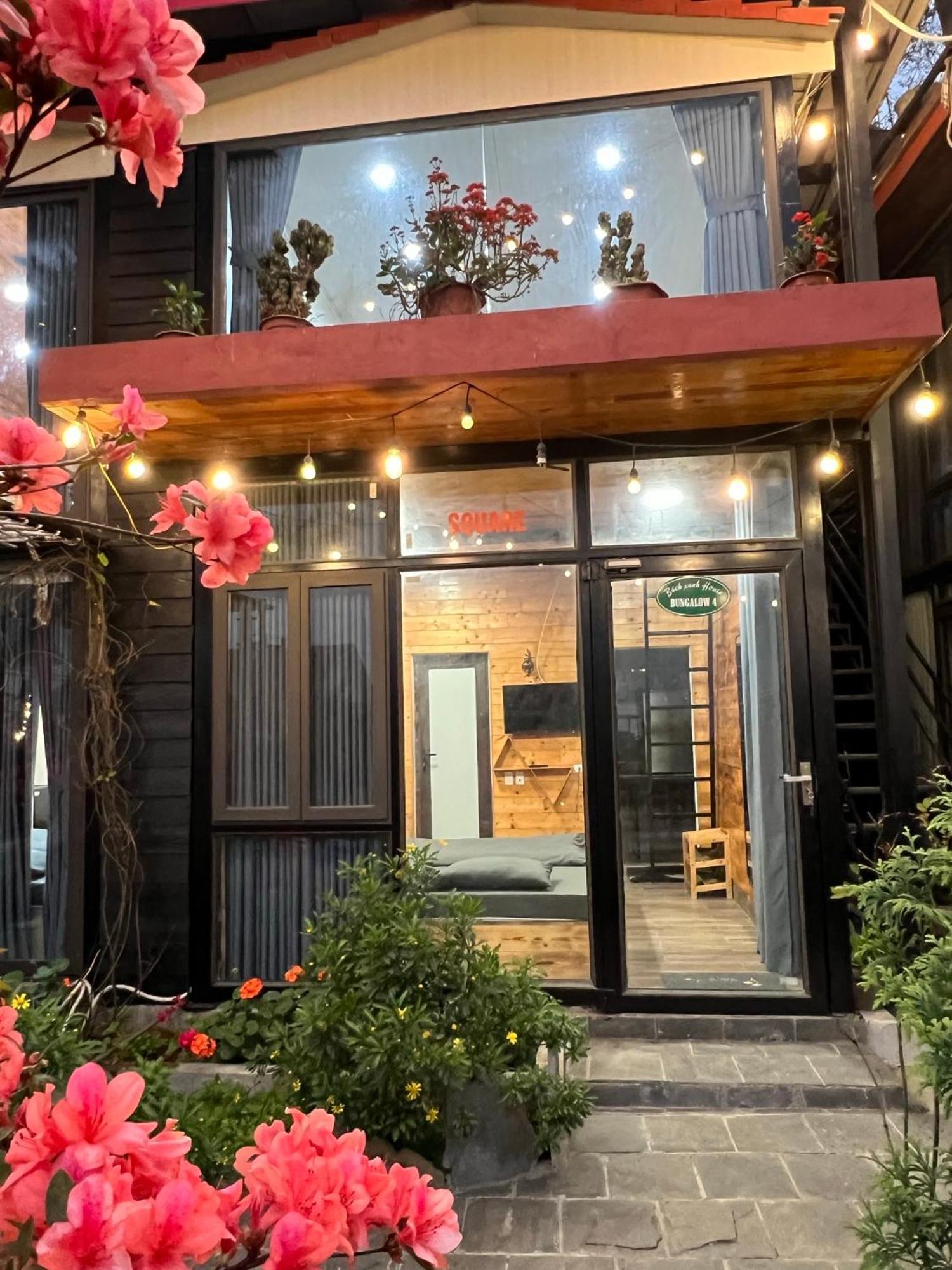Bach Xanh House. Triangle Bungalow Tam Ðảo Buitenkant foto